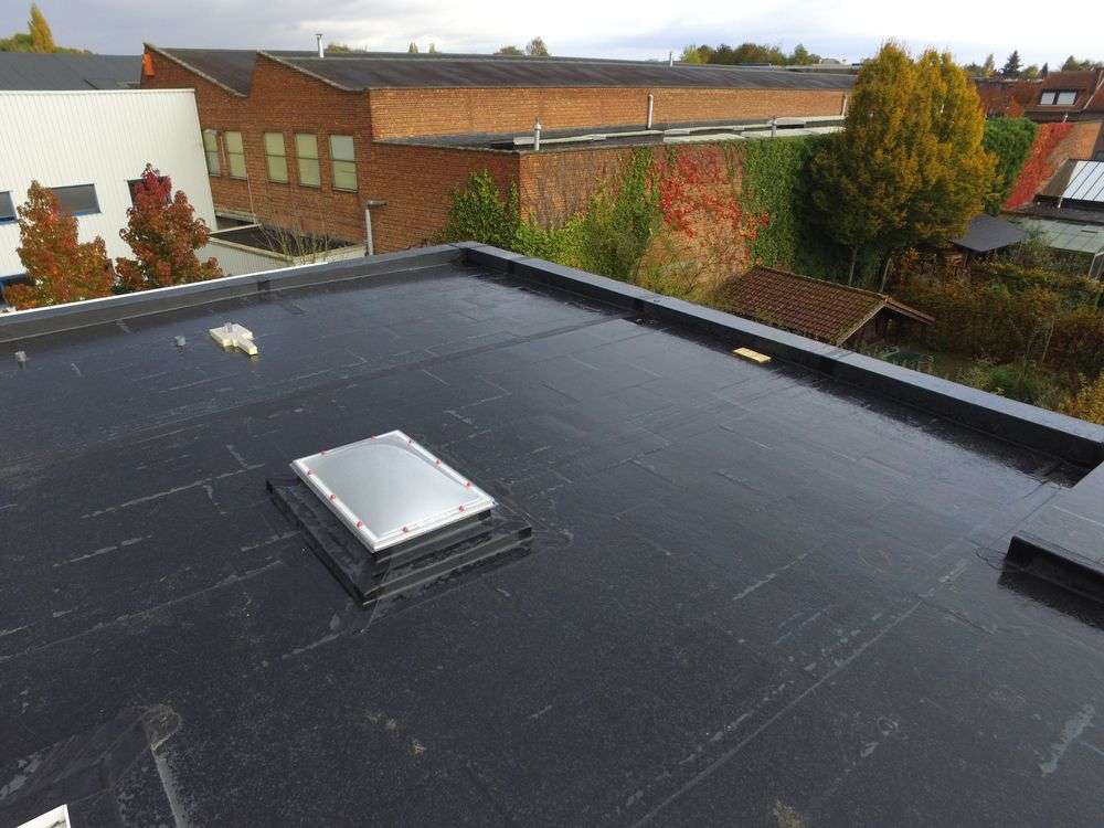 EPDM op plat dak aanbrengen in 030